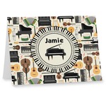 Musical Instruments Note cards (Personalized)