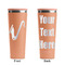 Musical Instruments Peach RTIC Everyday Tumbler - 28 oz. - Front and Back