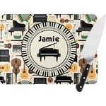 Musical Instruments Rectangular Glass Cutting Board (Personalized)