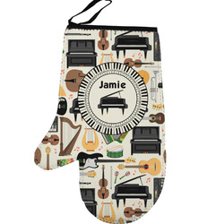 Musical Instruments Left Oven Mitt (Personalized)