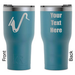 Musical Instruments RTIC Tumbler - Dark Teal - Laser Engraved - Double-Sided (Personalized)