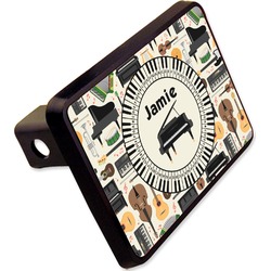 Musical Instruments Rectangular Trailer Hitch Cover - 2" (Personalized)