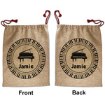 Musical Instruments Santa Sack - Front & Back