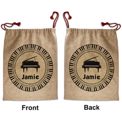 Musical Instruments Santa Sack - Front & Back