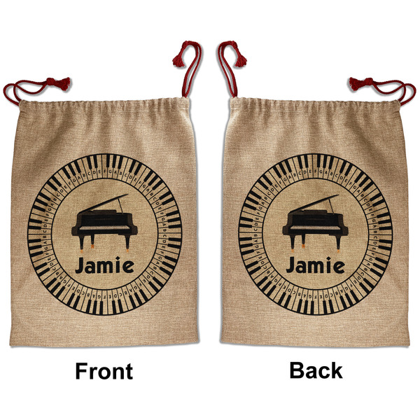 Custom Musical Instruments Santa Sack - Front & Back