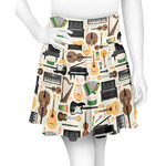 Musical Instruments Skater Skirt - 2X Large