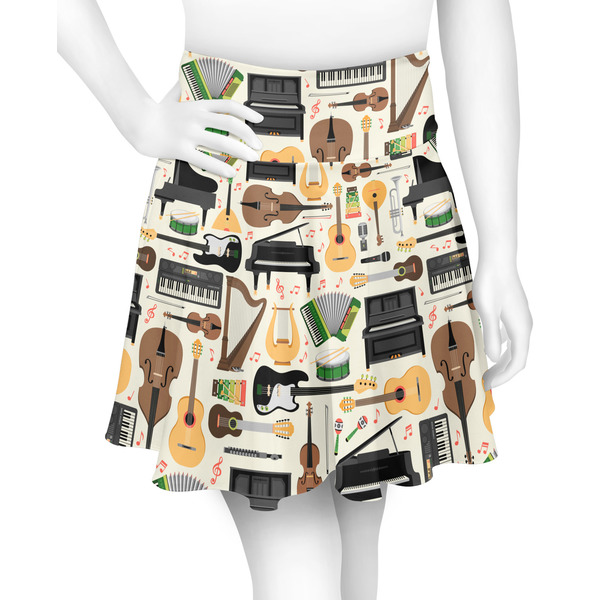 Custom Musical Instruments Skater Skirt - 2X Large