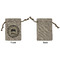 Musical Instruments Small Burlap Gift Bag - Front Approval