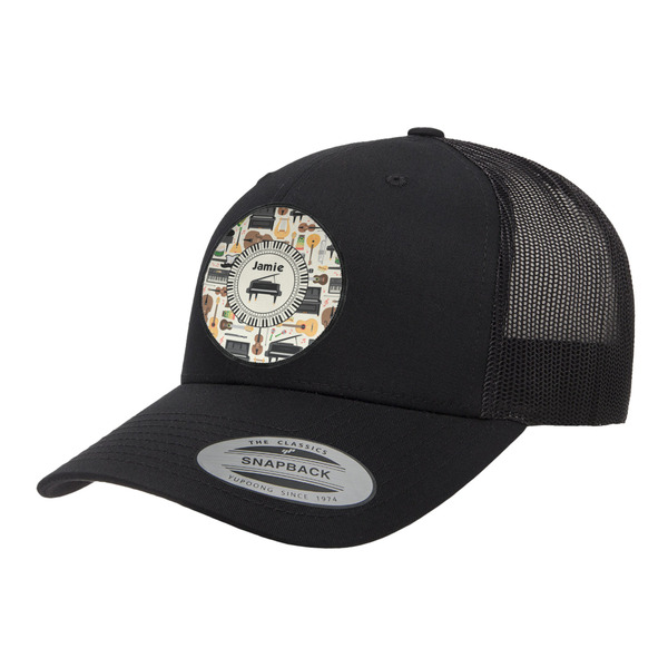 Custom Musical Instruments Trucker Hat - Black (Personalized)