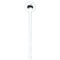 Musical Instruments White Plastic 7" Stir Stick - Round - Single Stick