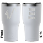 Musical Instruments RTIC Tumbler - White - Engraved Front & Back (Personalized)