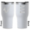 Musical Instruments White RTIC Tumbler - Front and Back