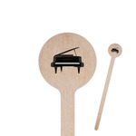 Musical Instruments 6" Round Wooden Stir Sticks - Double Sided