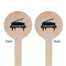 Musical Instruments Wooden 6" Stir Stick - Round - Double Sided - Front & Back