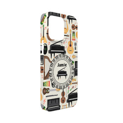 Musical Instruments iPhone Case - Plastic - iPhone 13 Mini (Personalized)