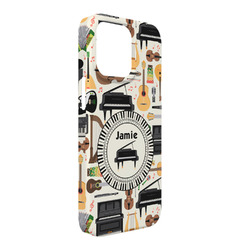 Musical Instruments iPhone Case - Plastic - iPhone 13 Pro Max (Personalized)