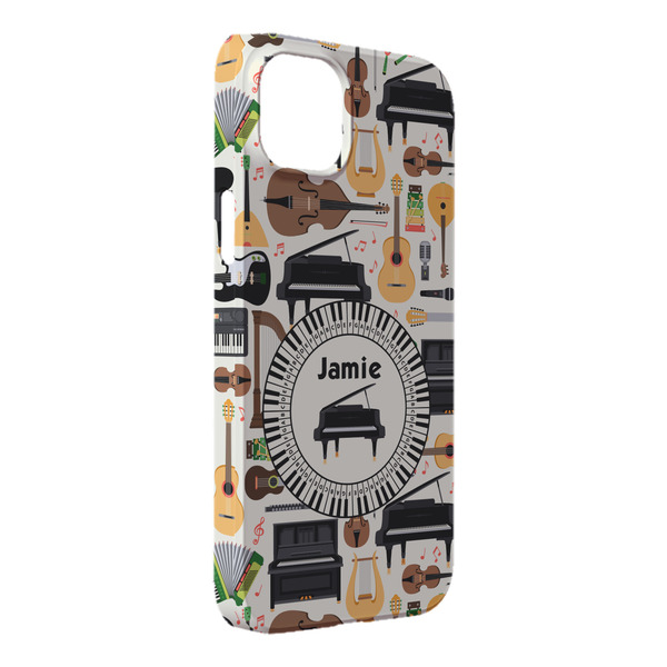 Custom Musical Instruments iPhone Case - Plastic - iPhone 14 Pro Max (Personalized)