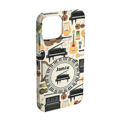 Musical Instruments iPhone Case - Plastic - iPhone 15 Pro (Personalized)