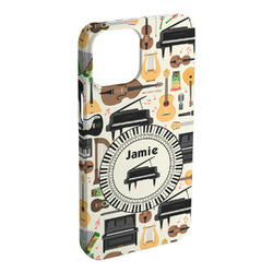 Musical Instruments iPhone Case - Plastic - iPhone 15 Pro Max (Personalized)