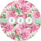 Watercolor Peonies 1" Multipurpose Round Labels - Single Sticker