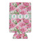 Watercolor Peonies 16oz Can Sleeve - FRONT (flat)