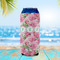 Watercolor Peonies 16oz Can Sleeve - LIFESTYLE