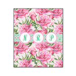 Watercolor Peonies Wood Print - 20x24 (Personalized)