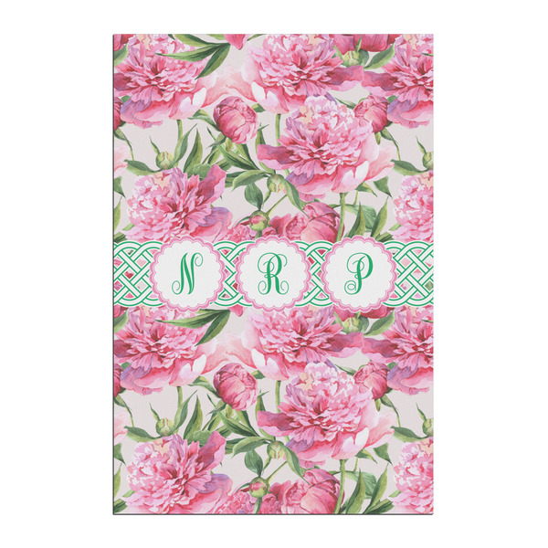 Custom Watercolor Peonies Posters - Matte - 20x30 (Personalized)