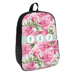 Watercolor Peonies Kids Backpack (Personalized)