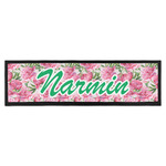 Watercolor Peonies Bar Mat (Personalized)