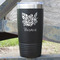 Watercolor Peonies Black Polar Camel Tumbler - 20oz - Main