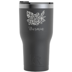 Watercolor Peonies RTIC Tumbler - 30 oz (Personalized)