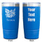 Watercolor Peonies Blue Polar Camel Tumbler - 20oz - Double Sided - Approval