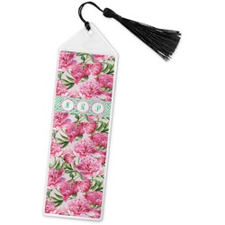 Watercolor Peonies Book Mark w/Tassel (Personalized)