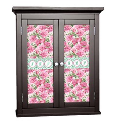 Watercolor Peonies Cabinet Decal - Small (Personalized)