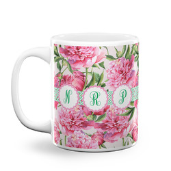 Watercolor Peonies Coffee Mug (Personalized)