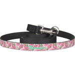 Watercolor Peonies Dog Leash (Personalized)