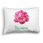 Watercolor Peonies Pillow Case - Standard - Graphic (Personalized)