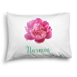 Watercolor Peonies Pillow Case - Standard - Graphic (Personalized)