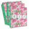 Watercolor Peonies Full Wrap Binders - PARENT/MAIN