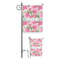 Watercolor Peonies Garden Flag - PARENT/MAIN