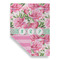 Watercolor Peonies House Flags - Double Sided - FRONT FOLDED