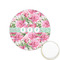 Watercolor Peonies Icing Circle - XSmall - Front