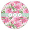 Watercolor Peonies Icing Circle - XSmall - Single