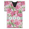 Watercolor Peonies Jersey Bottle Cooler - FRONT (flat)