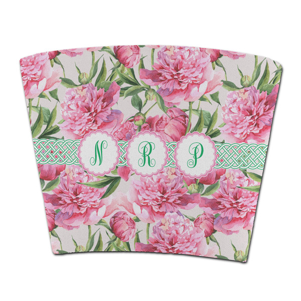 Custom Watercolor Peonies Party Cup Sleeve - without bottom (Personalized)