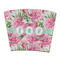 Watercolor Peonies Party Cup Sleeves - without bottom - FRONT (flat)