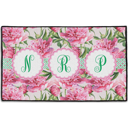 Watercolor Peonies Door Mat - 60"x36" (Personalized)