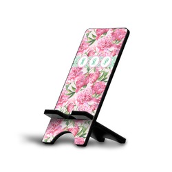 Watercolor Peonies Cell Phone Stand (Small) (Personalized)