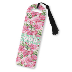 Watercolor Peonies Plastic Bookmark (Personalized)